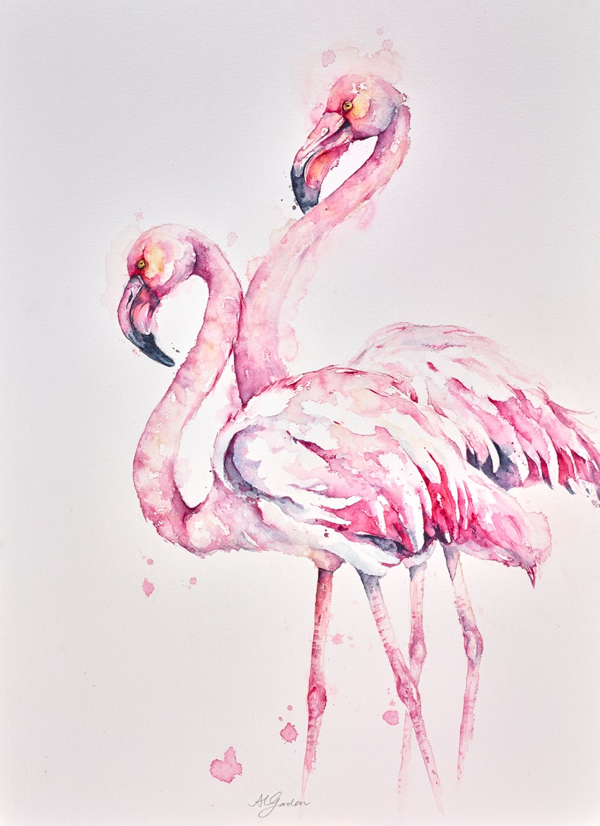Proud To Be Pink- Flamingo Duo